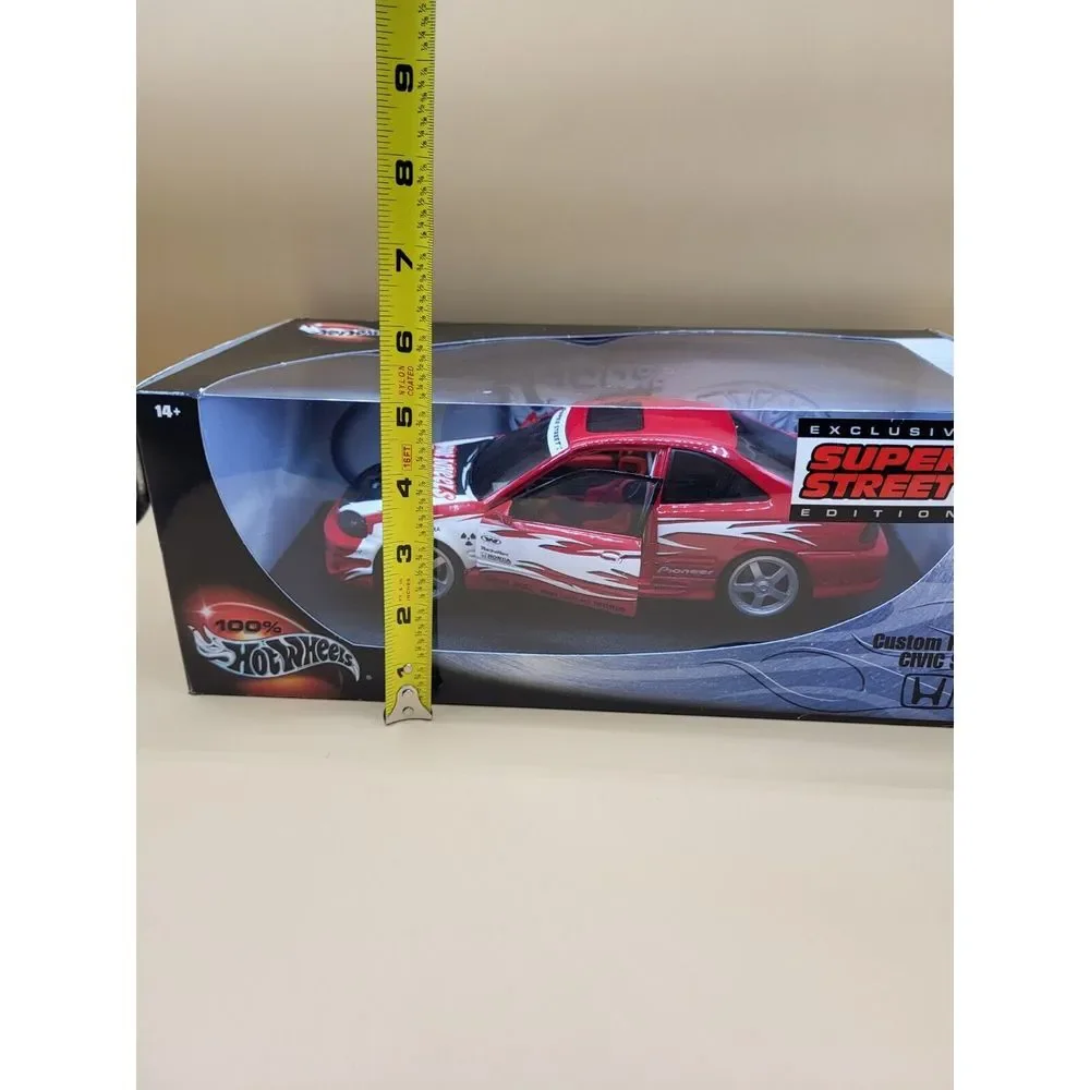 Hot Wheels Custom Honda Civic SI‎ Super Street Edition Red